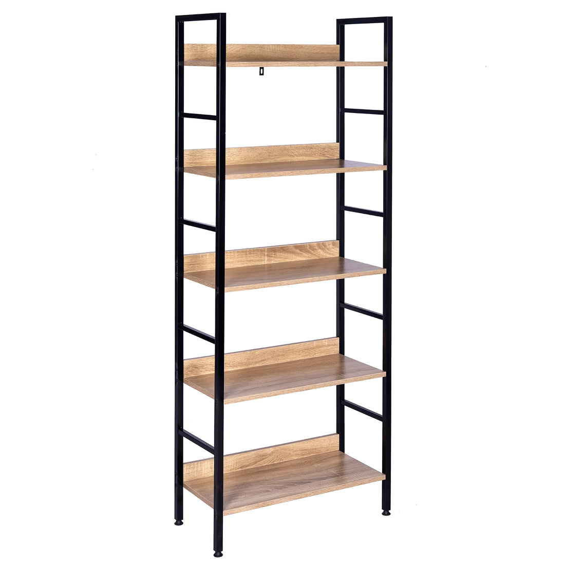 5-Tier Wooden Bookcase Upright Shelving Unit Bookshelf Shoe Rack Bathroom Cupboard Flower Stairs Storage Organizer Display