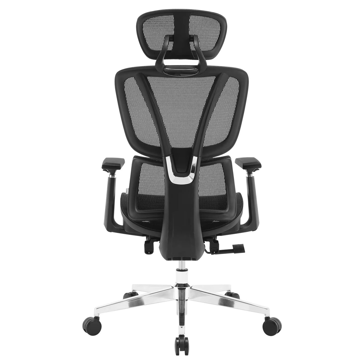 Ergonomic Swivel Office Chair Height Adjustable Headrest Lumbar Support 3D Armrests Retractable Footrest Rocker Function