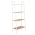 60*35*148Cm 4-Tier Ladder Bookshelf Shelving Unit Wood Bookcase Frame for Living Room Bedroom Kitchen Dining Room Storage