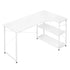 1PC Computer Table L-Shaped Office Desk Workstation Study Writing Desk PC Laptop Table Workstation Dining Gaming Table