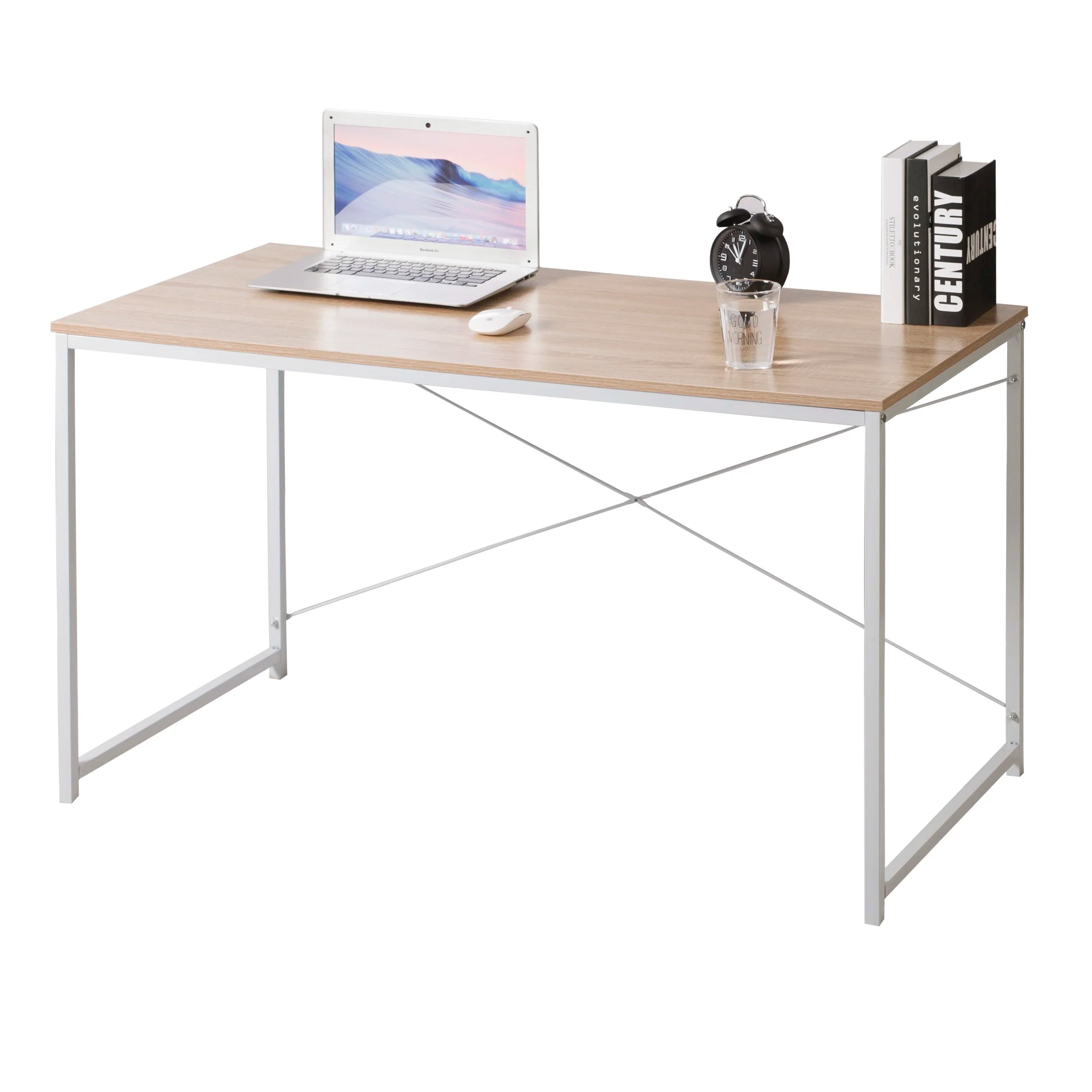 Computer Desk Workstation Sleek Design Study Writing Office Desk Computer PC Laptop Table Dining Gaming Table for Home Office