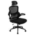 Ergonomic Office Chair with Adjustable Headrest Armrests Executive Chair Rocker Function Swivel Chair Lumbar Support